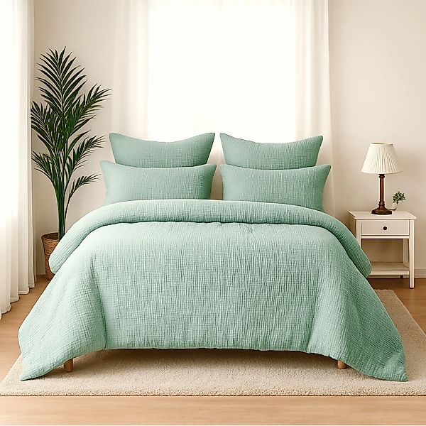 Wolkenfeld Kissenbezug »Wolkenfeld Musselin Kissenbezug 40x80 - 80x80 cm mi günstig online kaufen