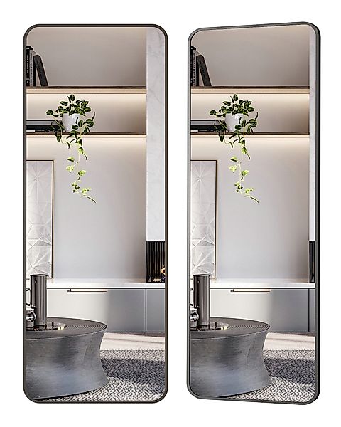 Boromal Spiegel groß Schwarz 150x50 160x40 günstig online kaufen