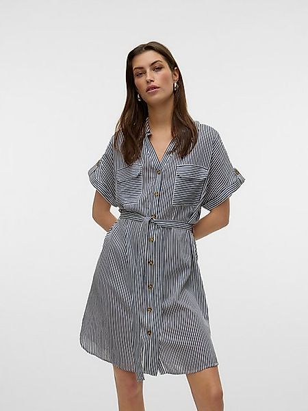 Vero Moda Midikleid VMBUMPY SS SHORT SHIRT DRESS WVN GA NOOS günstig online kaufen