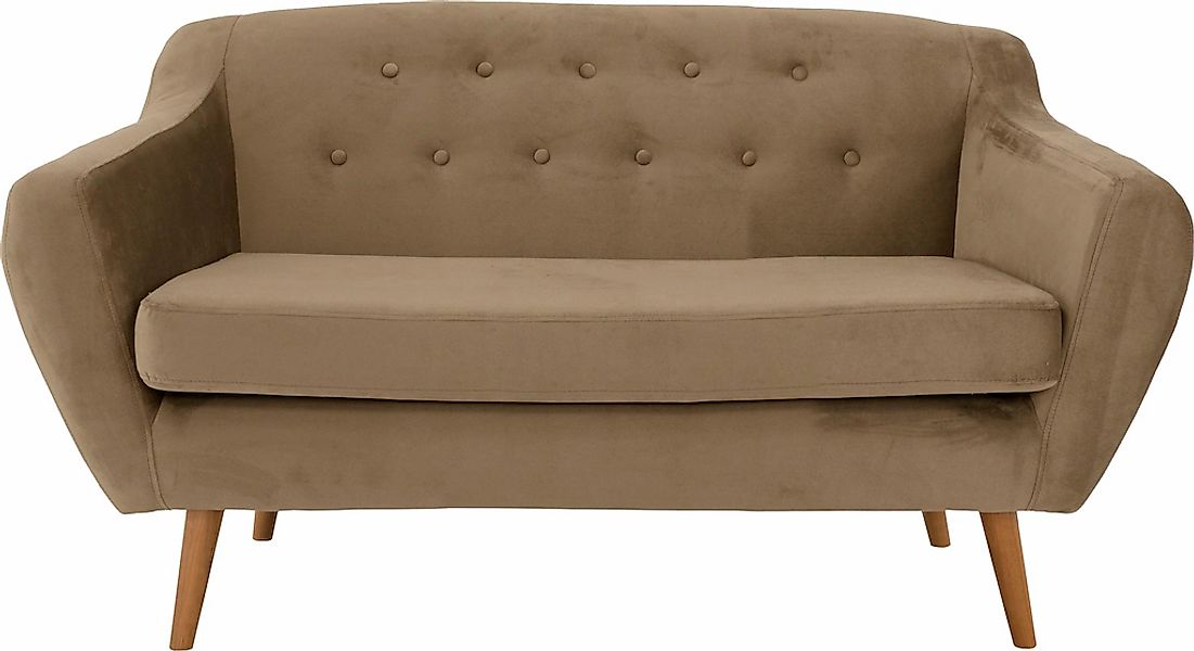 Home affaire 2-Sitzer "Renne" mit Heftung im Rücken im skandinavischem Stil günstig online kaufen