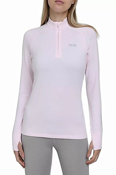 TCA Langarmshirt TCA Damen Winter Laufshirt mit Brustreißverschluss - Rosa, günstig online kaufen
