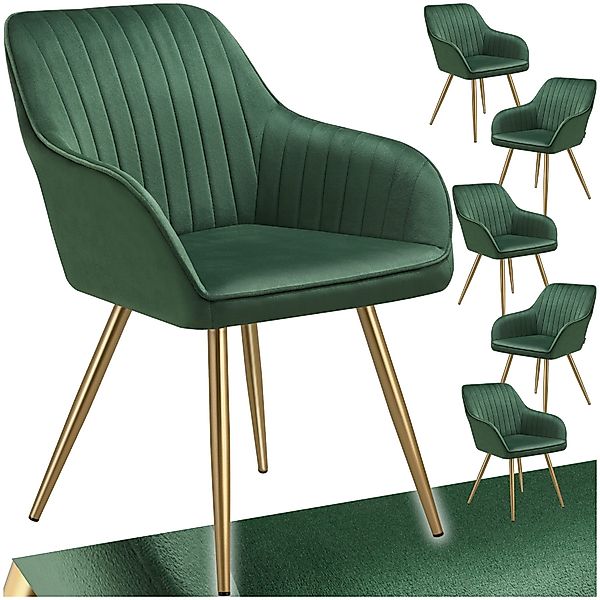 tectake Esszimmerstuhl Marilyn (Set, 6 St), günstig online kaufen