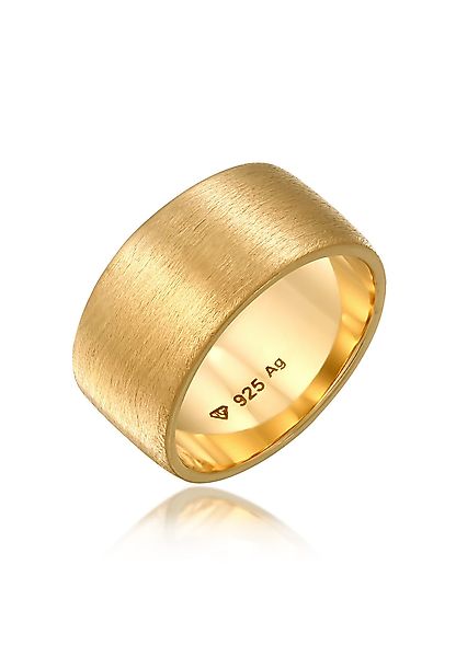 Elli Fingerring Bandring Breit Matt Gebürstet günstig online kaufen