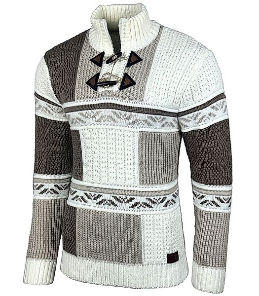 Baxboy Strickpullover Baxboy Herren Winter Stehkragen günstig online kaufen