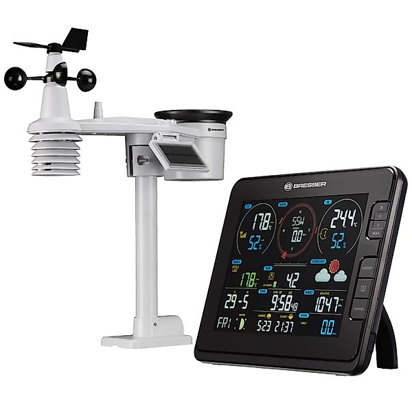 Bresser WLAN-Wetterstation Profi 7-in-1 mit Lichtintensität- und UV-Messung günstig online kaufen