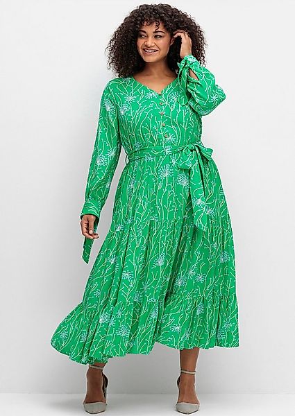 sheego by Joe Browns Etuikleid Maxikleid Langarm günstig online kaufen