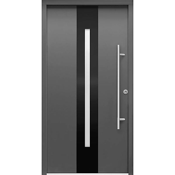 Sicherheits-Haustür ThermoSpace Prime Dublin RC2 Komfort Anthr. 110x210 cm günstig online kaufen