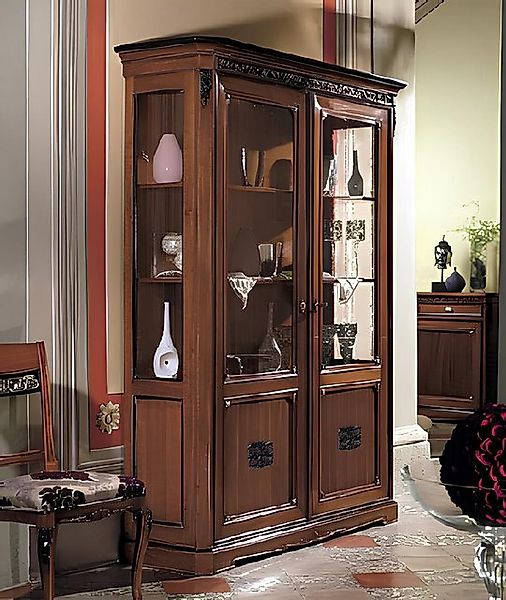 JVmoebel Glasvitrine Vitrine Glas Schrank Holz Möbel Vitrine Kommoden Vitri günstig online kaufen