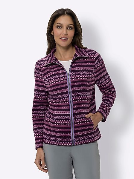 Sieh an! Fleeceshirt Fleecejacke Länge ca. günstig online kaufen