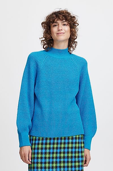 b.young Strickpullover Grobstrick mit Ballonärmeln mit günstig online kaufen