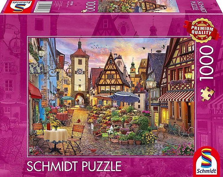 Schmidt Spiele Puzzle Romantisches Bayern, Rothenburg günstig online kaufen