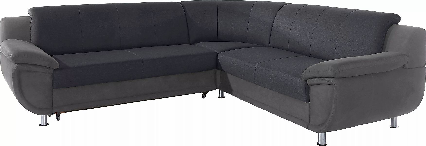 TRENDMANUFAKTUR Ecksofa "Rondo 3, zeitlos und modern, im Materialmix, L-For günstig online kaufen