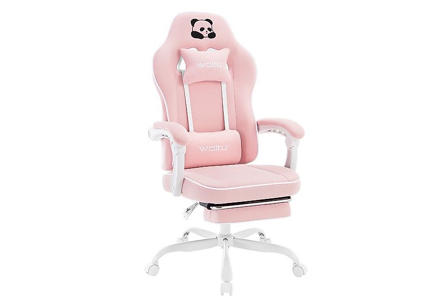 Woltu Gaming-Stuhl (1 St), mit Kopfkissen Lendenkissen Fußstütze, ergonomis günstig online kaufen