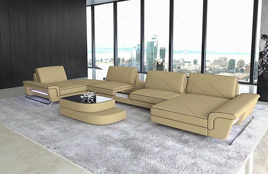 Sofa Dreams Wohnlandschaft Stoffsofa Couch Polstersofa Stoff Bari U Form Po günstig online kaufen