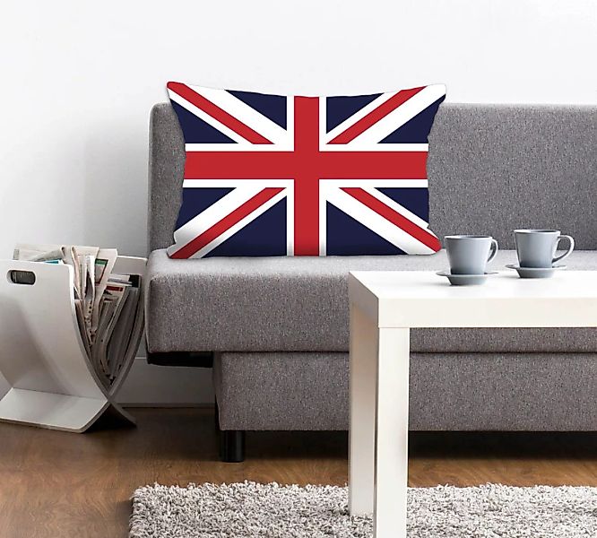 queence Dekokissen »Florian«, mit britischer Flagge, Kissenhülle ohne Füllu günstig online kaufen
