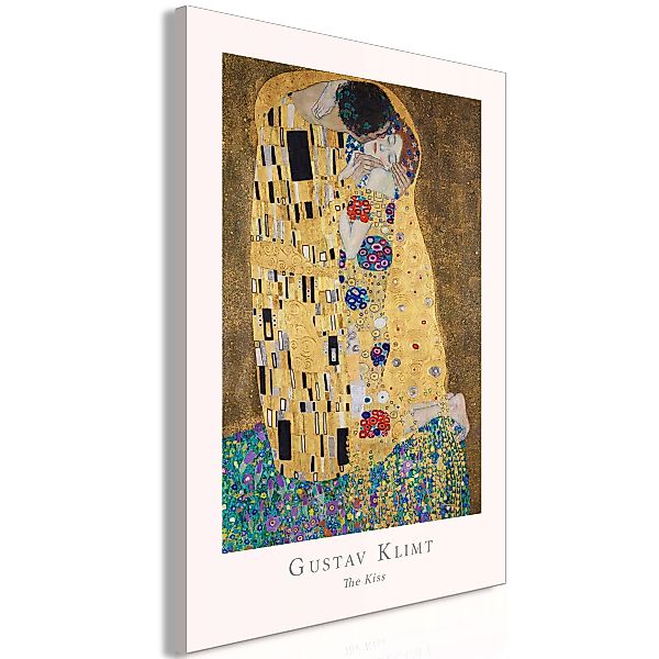 Wandbild - Gustav Klimt - The Kiss (1 Part) Vertical günstig online kaufen
