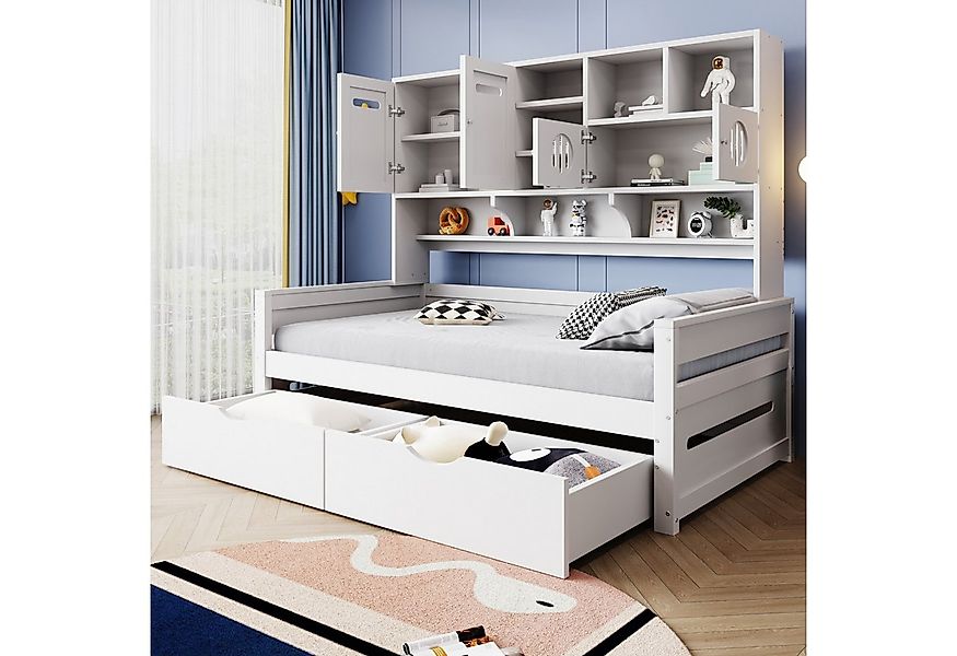 Merax Daybett (Sofabett Schlafsofa Jugendbett Kinderbett Einzelbett Schrank günstig online kaufen