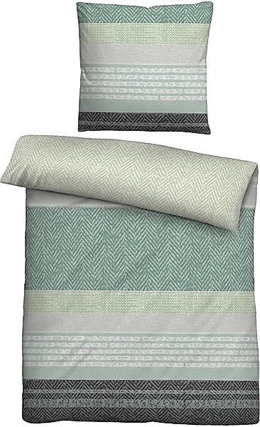 Biberna Bettwäsche 0004104, Feinbiber, 2 teilig, günstig online kaufen