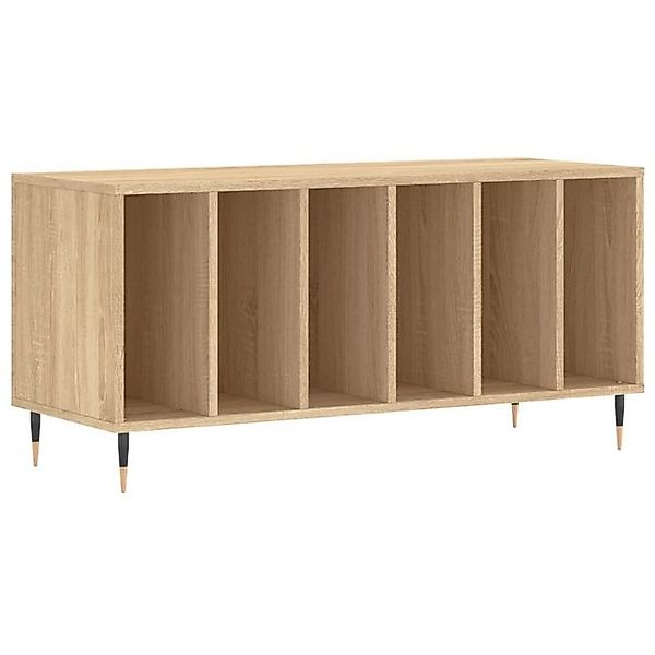 vidaXL Media-Regal Plattenschrank Sonoma-Eiche 100x38x48 cm günstig online kaufen