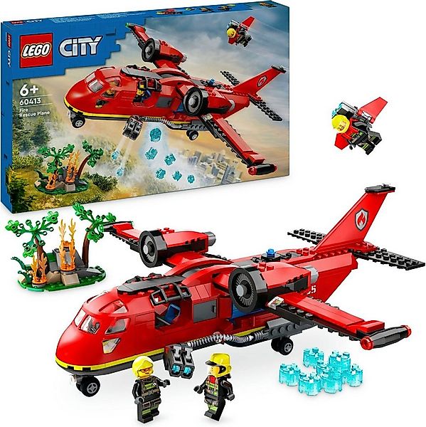 LEGO® Löschflugzeug (60413), LEGO City Konstruktionsspielsteine, (478 St), günstig online kaufen