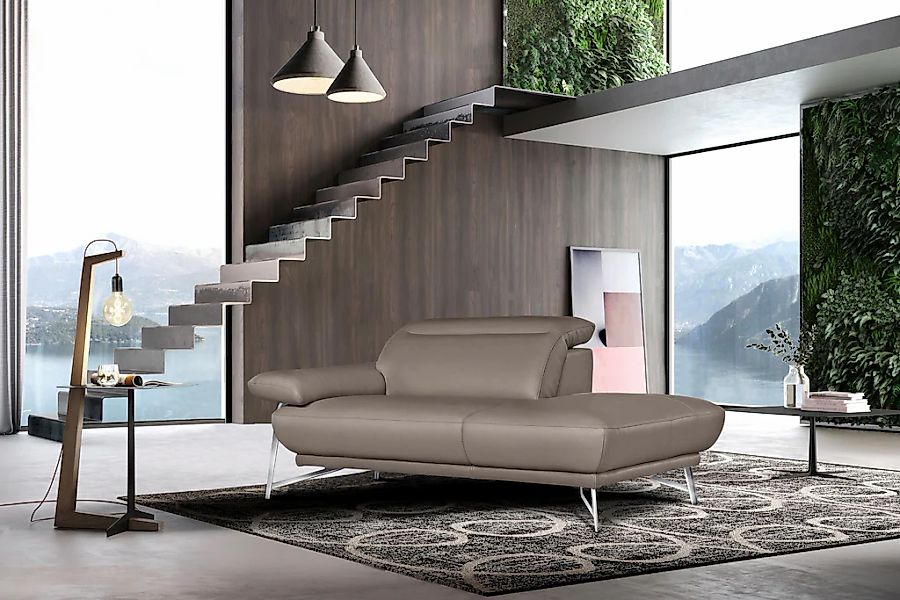 Egoitaliano Sofa »Anais, Design mit hohem Sitzkomfort, Fußfarbe schattengra günstig online kaufen