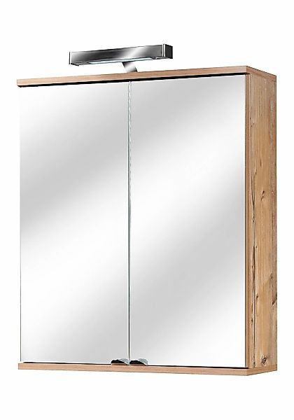 Schildmeyer Spiegelschrank "Isola", Breite 60 cm, 2-türig, LED-Beleuchtung, günstig online kaufen