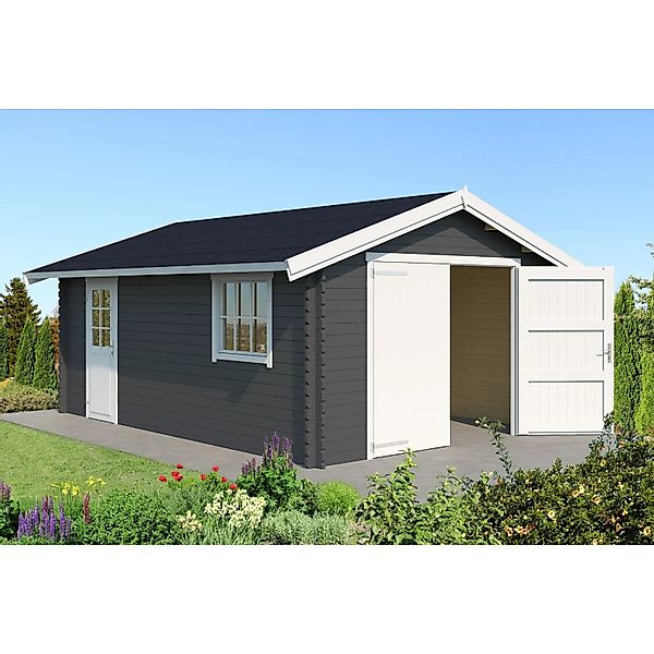 Lasita Garage Yarik 380 cm x 540 cm Carbongrau günstig online kaufen