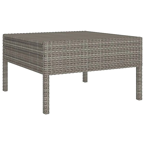 vidaXL 11-tlg Garten-Lounge-Set mit Auflagen Poly Rattan Grau Modell 13 günstig online kaufen