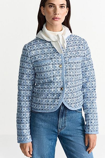 RICHROYAL Kurzjacke Boucle Optic, leicht wattiert, kastiger Schnitt, Glitze günstig online kaufen