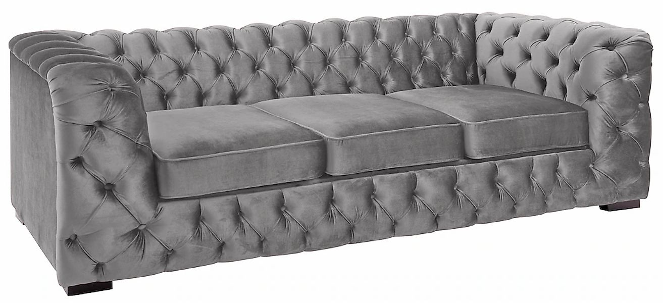 Home affaire Chesterfield-Sofa "Kalina" klassische Chesterfield-Knopfheftun günstig online kaufen