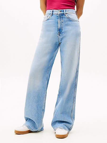 Tommy Jeans Weite Jeans "Claire High Rise", mit Logo-Badge günstig online kaufen