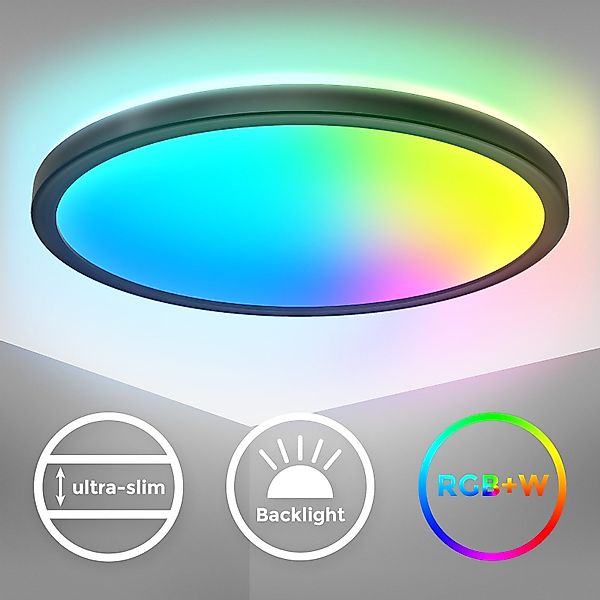 B.K.Licht Deckenleuchte LED Deckenlampe dimmbar Wohnzimmer günstig online kaufen