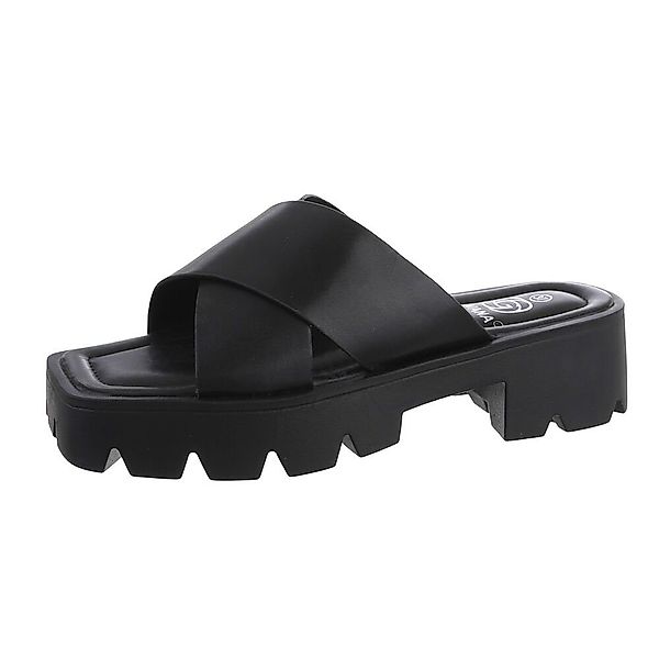 Ital-Design Damen Mules Freizeit Plateausandaletten (80111748) günstig online kaufen