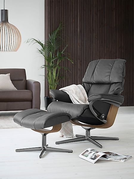 Stressless® Relaxsessel »Reno«, (Set, Relaxsessel mit Hocker), mit Hocker, günstig online kaufen