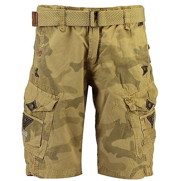 Geographical Norway Cargoshorts Herren Shorts G-PERLE (mit abnehmbarem Gürt günstig online kaufen