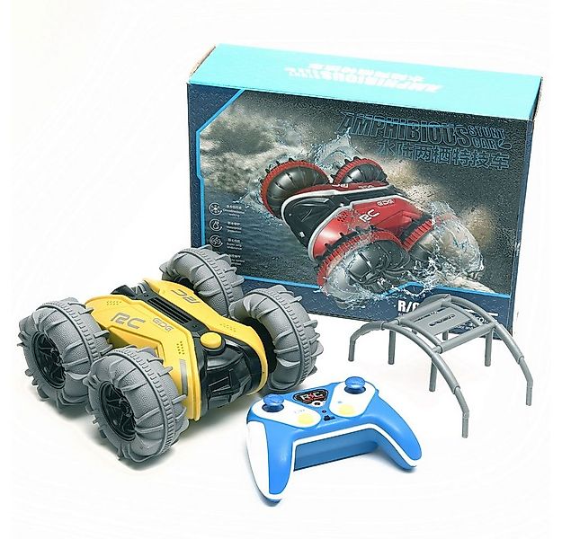 HUSK'SWARE Spielzeug-Auto, (Amphibien-Stuntauto, Handgriff-Fernbedienung + günstig online kaufen