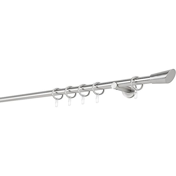 Mydeco Maß-Gardinenstange mit Endstück Rag Edelstahl Ø 2 cm x 280 cm günstig online kaufen