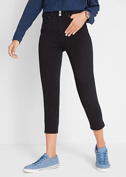 bonprix Push-up-Jeans Slim Fit Jeans, Mid Waist, Bequembund günstig online kaufen