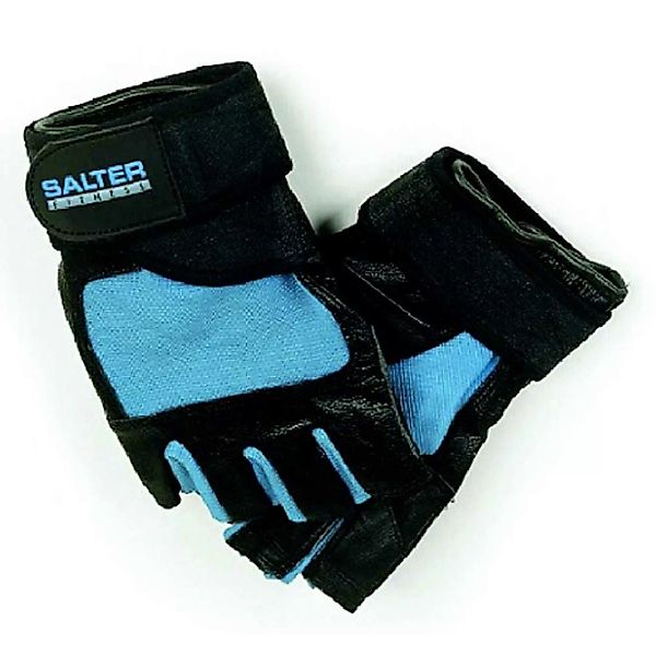 Salter Trainingshandschuhe Aus Leder Und Spandex L Blue / Black günstig online kaufen