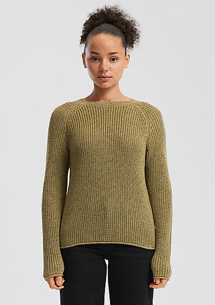 QS Longpullover Strickpullover Melierter Strickpullover mit günstig online kaufen