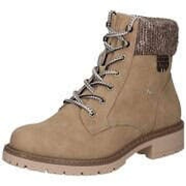 Via della Rosa Schnür Boots Damen beige günstig online kaufen