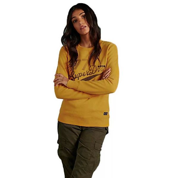 Superdry Reworked Classic Applique Crew Sweatshirt L Upstate Gold günstig online kaufen