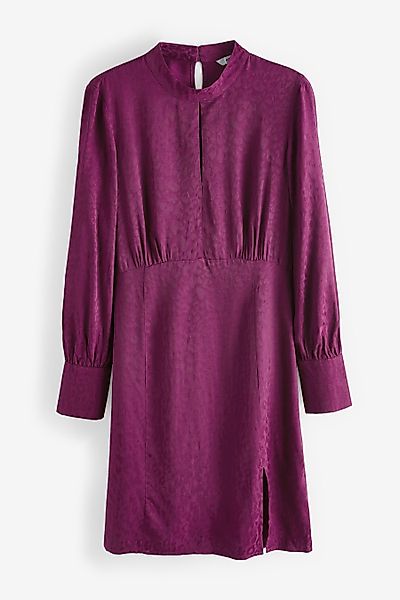 Next Satinkleid Langärmeliges Minikleid aus Satin günstig online kaufen