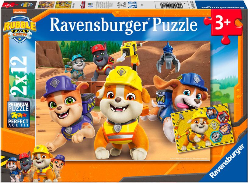 Ravensburger Puzzle Paw Patrol, Bulldoge Rubble günstig online kaufen