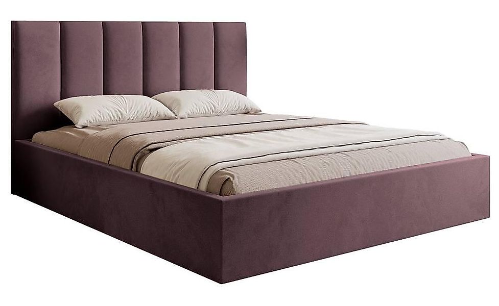 NADUVI Collection | Bettgestell Carolina mit Staufach Samt 180x200 günstig online kaufen