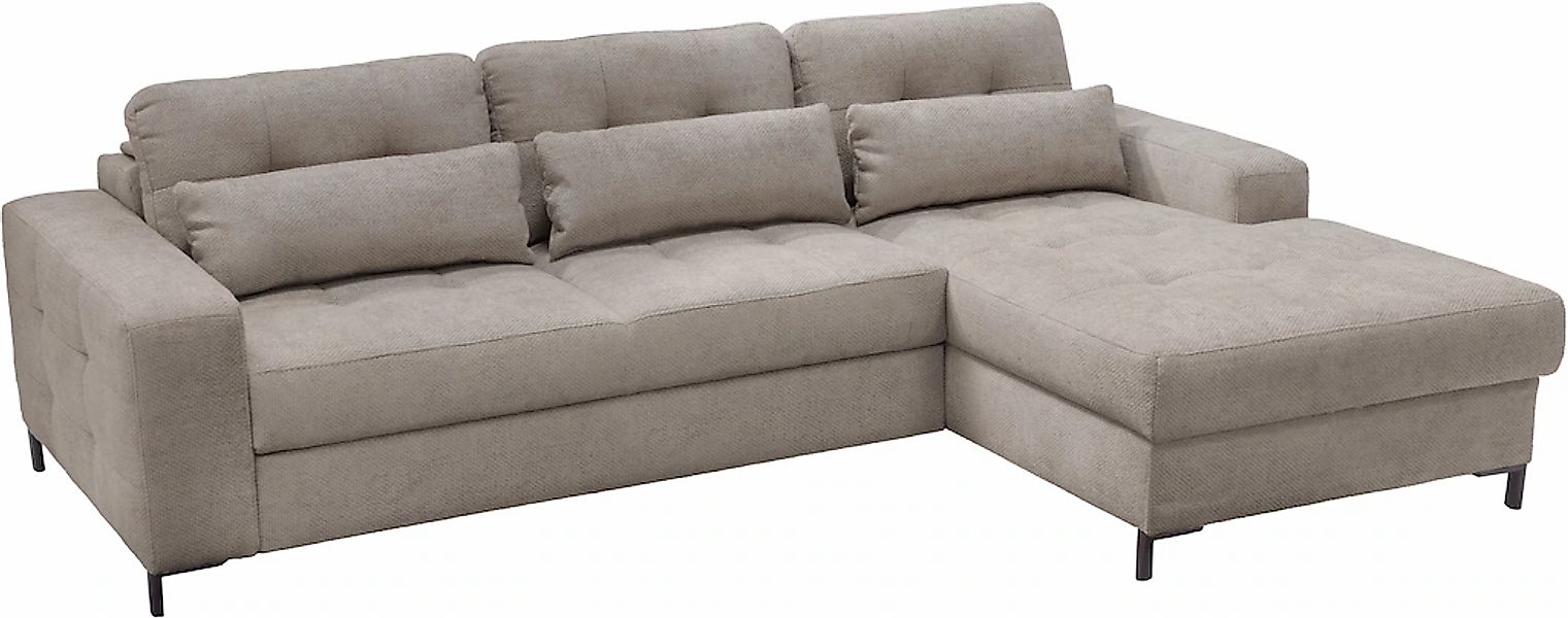 exxpo - sofa fashion Ecksofa "Bonito, mit Rücken- und Sitztiefenverstellung günstig online kaufen