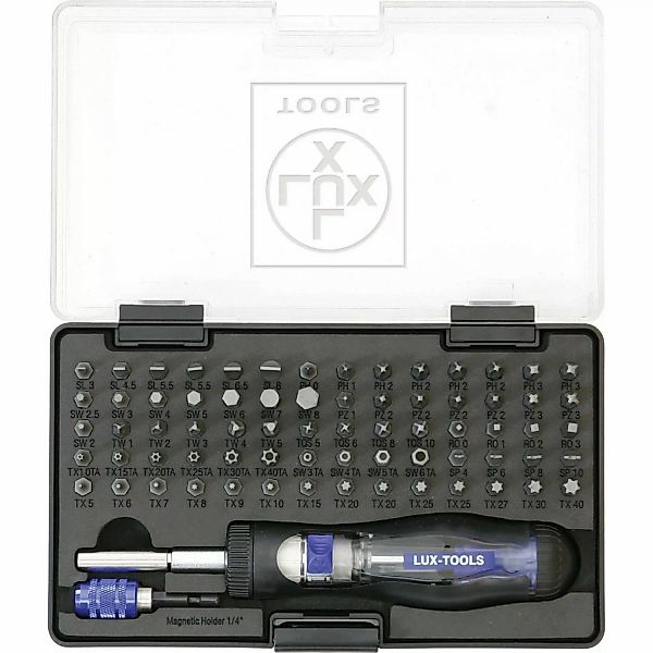 LUX-TOOLS Bitset 73-teilig Comfort günstig online kaufen