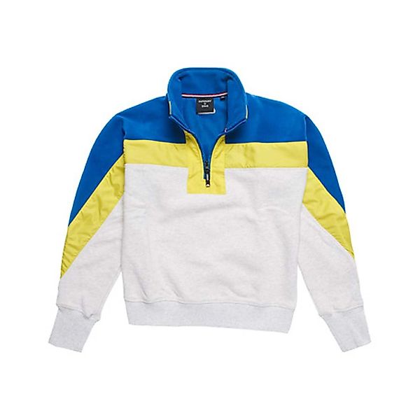 Superdry Mountain Sport Dolman Henley Pullover S Ice Marl / Royal günstig online kaufen