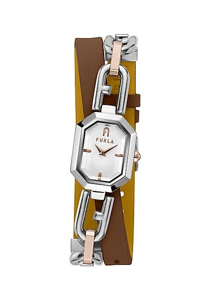 Furla Quarzuhr Furla octagonal, (1-tlg), Quarz-Analoguhr günstig online kaufen