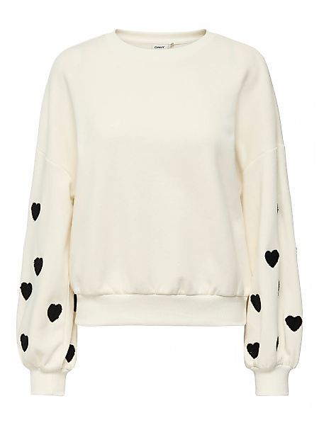 ONLY Sweatshirt "ONLMACY L/S O-NECK BOX CC SWT" günstig online kaufen